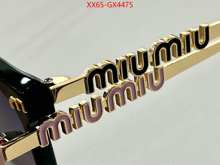 Glasses-Miu Miu at cheap price ID: GX4475 $: 65USD