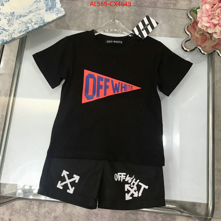 Kids clothing-OffWhite replica 2024 perfect luxury ID: CX4649 $: 69USD