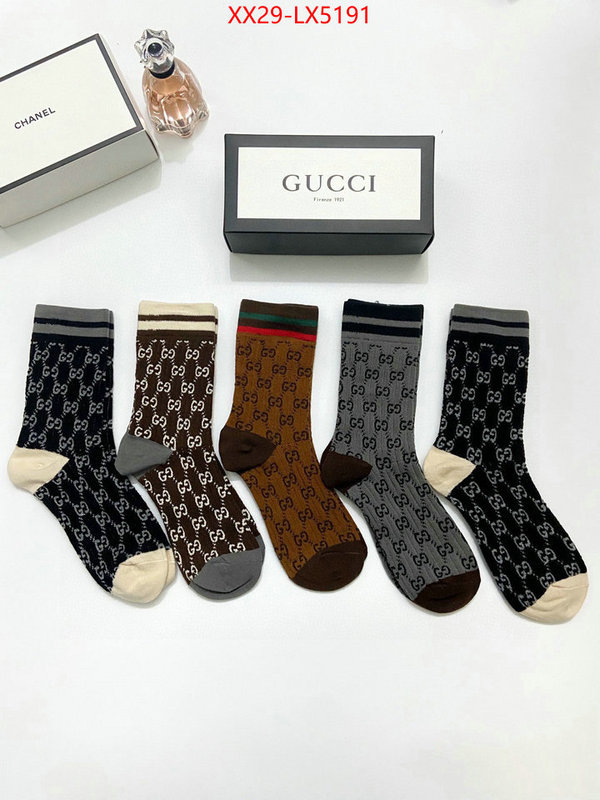 Sock-Gucci every designer ID: LX5191 $: 29USD