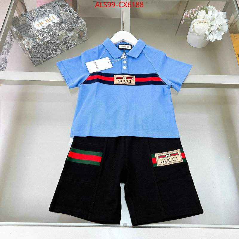 Kids clothing-Gucci mirror quality ID: CX6188 $: 99USD