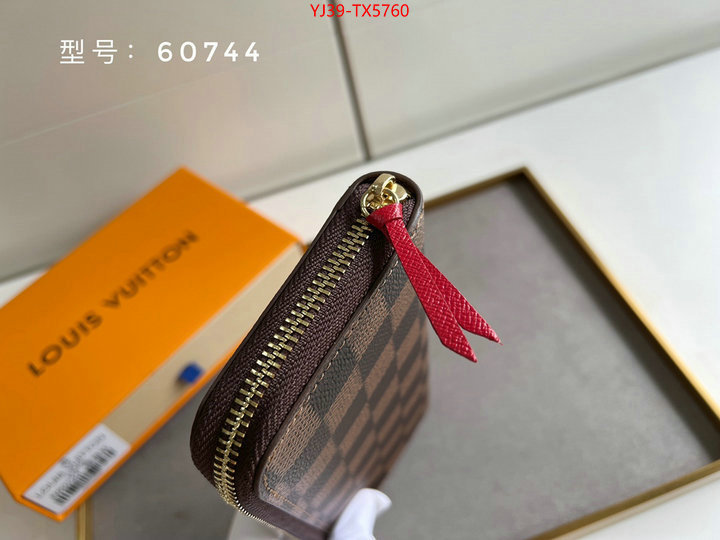 LV Bags(4A)-Wallet shop cheap high quality 1:1 replica ID: TX5760 $: 39USD,