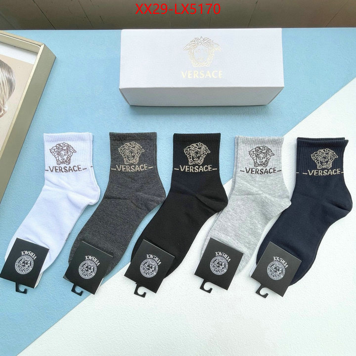 Sock-Versace high quality designer replica ID: LX5170 $: 29USD