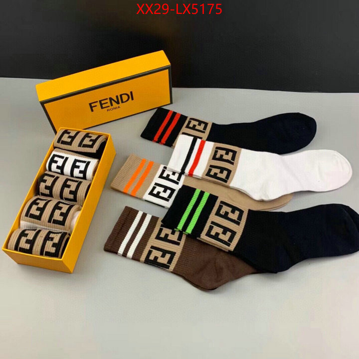 Sock-Fendi luxury shop ID: LX5175 $: 29USD