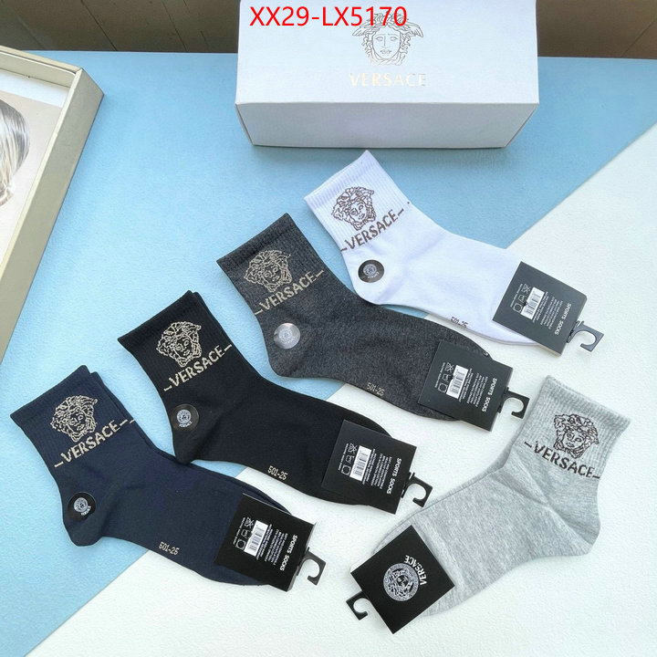 Sock-Versace high quality designer replica ID: LX5170 $: 29USD