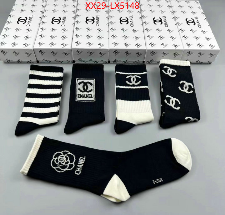 Sock-Chanel where can you buy a replica ID: LX5148 $: 29USD