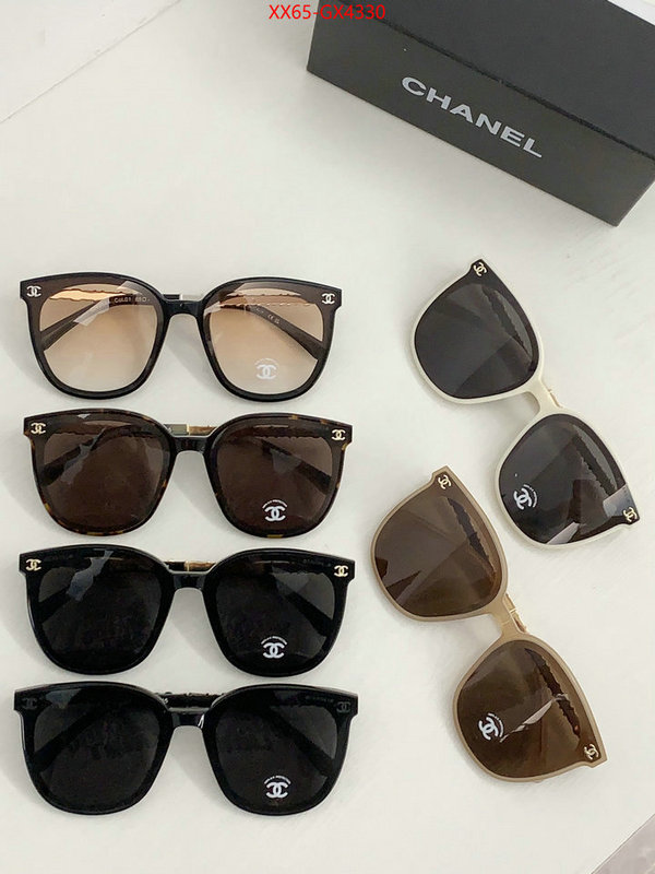 Glasses-Chanel top fake designer ID: GX4330 $: 65USD