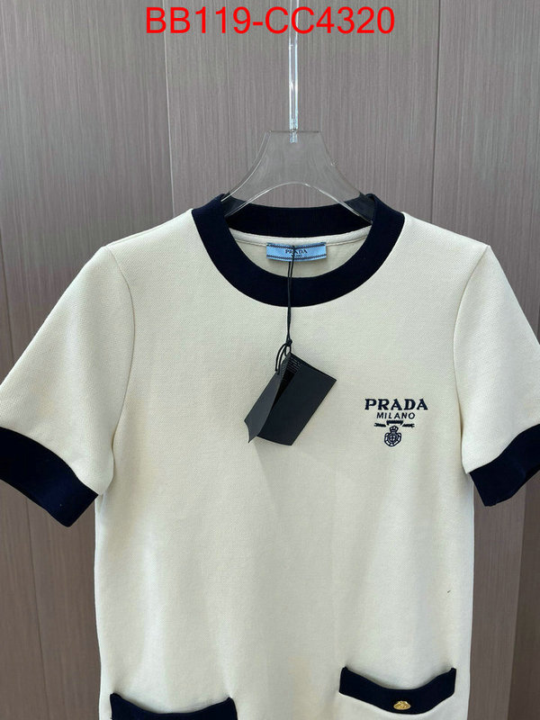 Clothing-Prada fake aaaaa ID: CC4320 $: 119USD