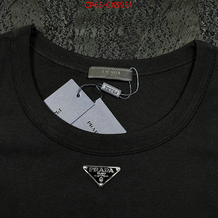 Clothing-Prada aaaaa+ replica designer ID: CX5951 $: 65USD