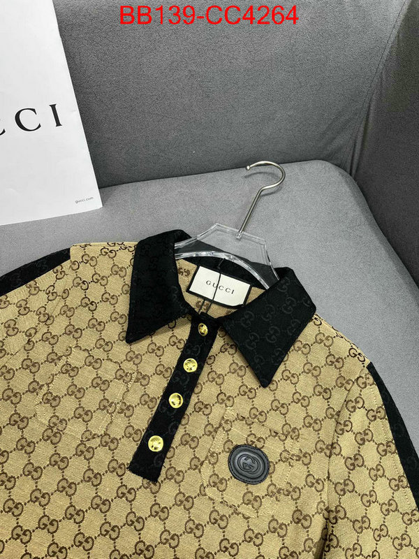 Clothing-Gucci designer 7 star replica ID: CC4264 $: 139USD