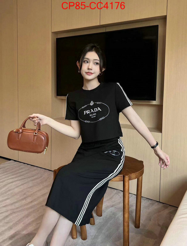 Clothing-Prada replica aaaaa+ designer ID: CC4176 $: 85USD