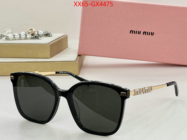 Glasses-Miu Miu at cheap price ID: GX4475 $: 65USD