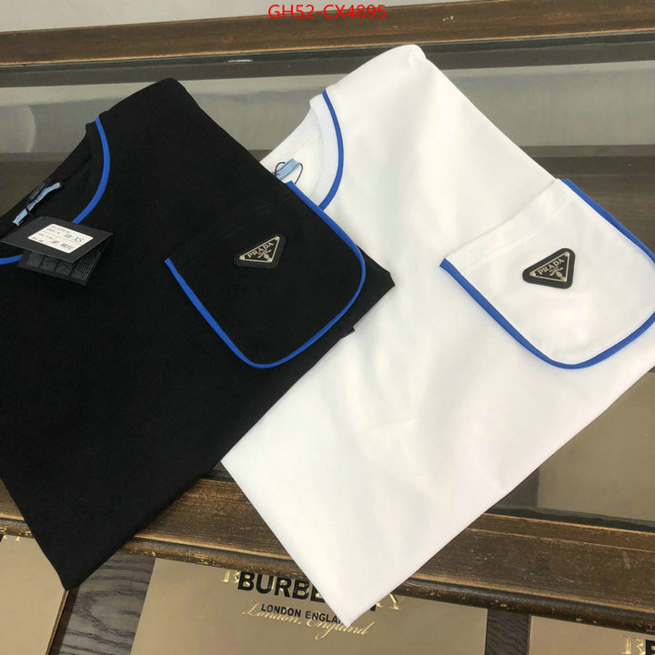 Clothing-Prada 1:1 clone ID: CX4895 $: 52USD