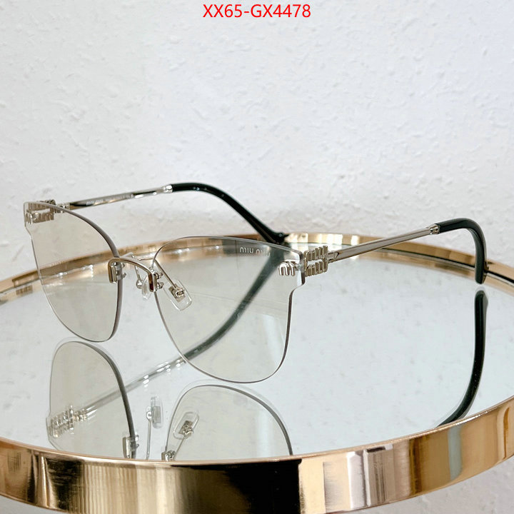 Glasses-Miu Miu best like ID: GX4478 $: 65USD
