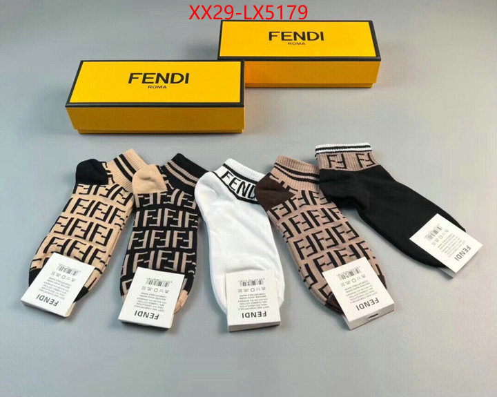 Sock-Fendi buy cheap ID: LX5179 $: 29USD