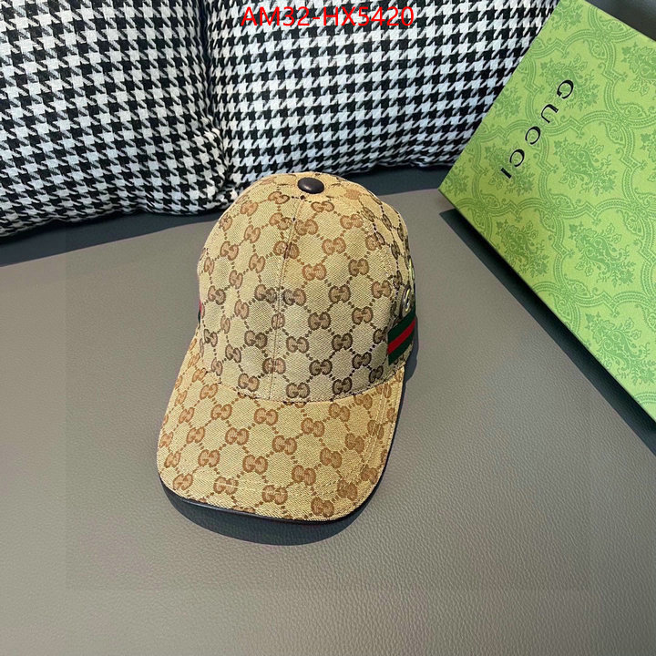 Cap(Hat)-Gucci 1:1 replica ID: HX5420 $: 32USD