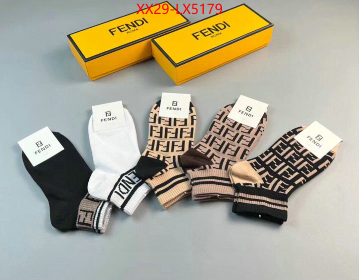 Sock-Fendi buy cheap ID: LX5179 $: 29USD