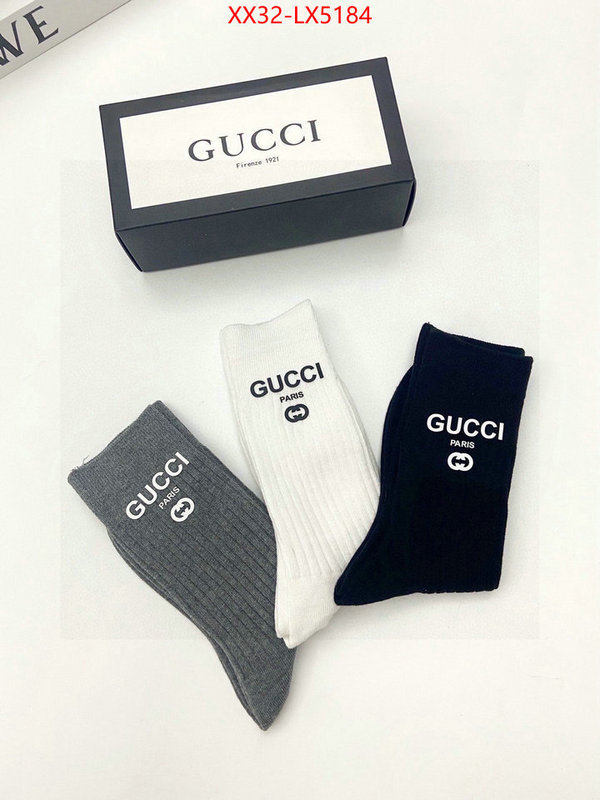 Sock-Gucci aaaaa replica ID: LX5184 $: 32USD