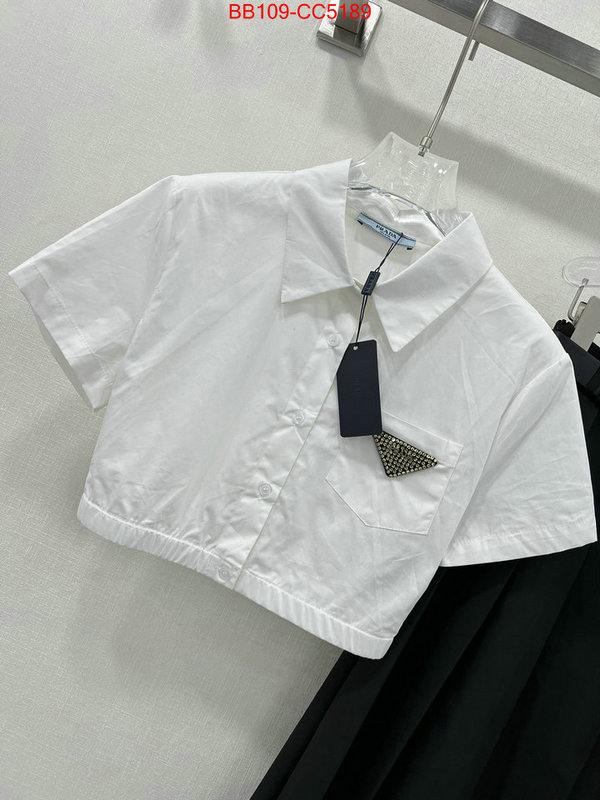Clothing-Prada high quality designer replica ID: CC5189 $: 109USD