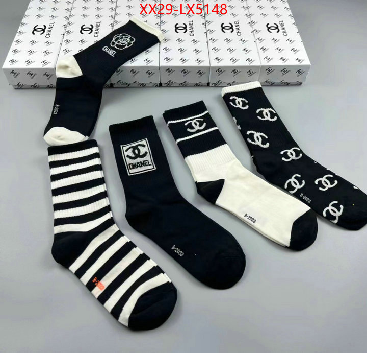 Sock-Chanel where can you buy a replica ID: LX5148 $: 29USD