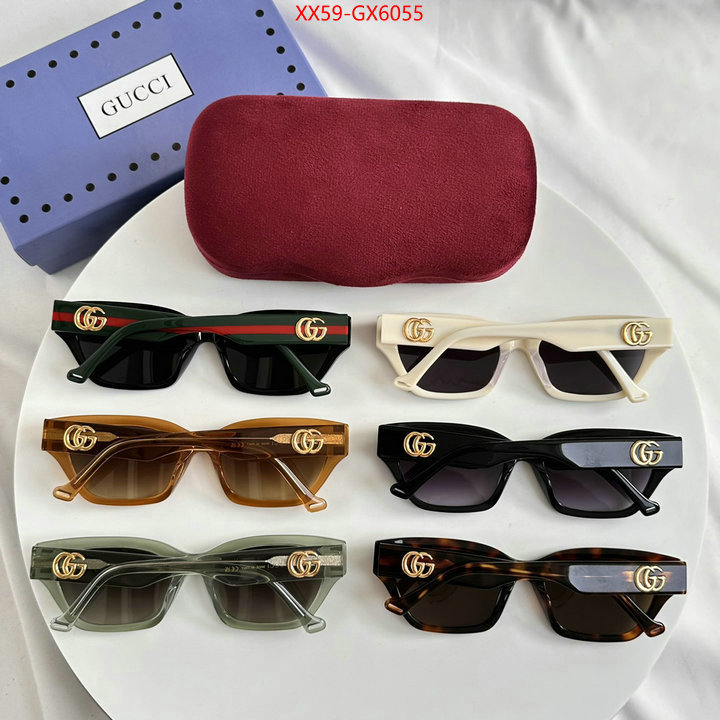 Glasses-Gucci wholesale replica shop ID: GX6055 $: 59USD