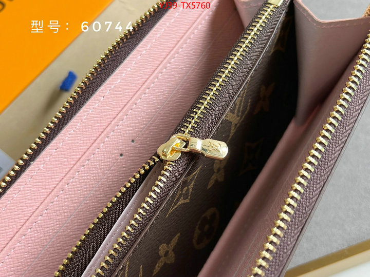 LV Bags(4A)-Wallet shop cheap high quality 1:1 replica ID: TX5760 $: 39USD,