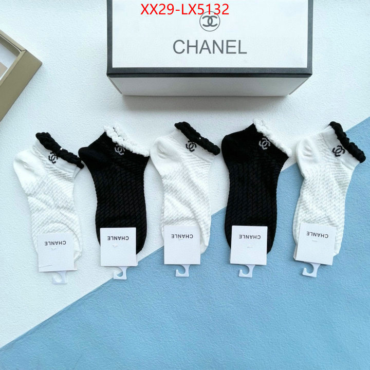 Sock-Chanel fake aaaaa ID: LX5132 $: 29USD