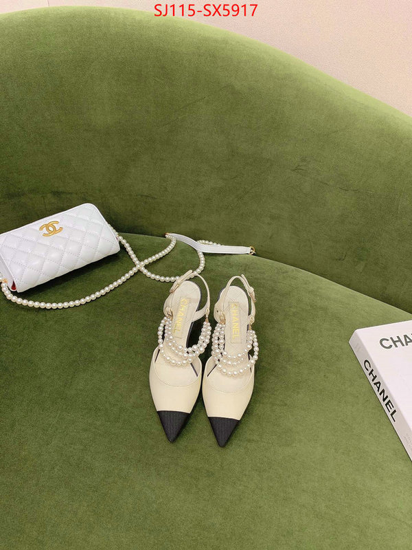 Women Shoes-Chanel top 1:1 replica ID: SX5917 $: 115USD