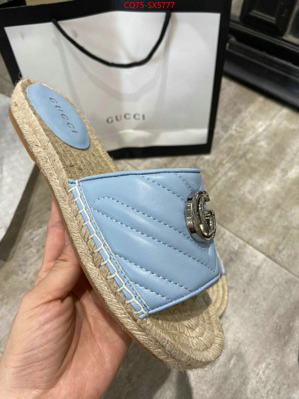 Women Shoes-Gucci buy aaaaa cheap ID: SX5777 $: 75USD