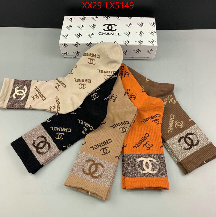 Sock-Chanel wholesale ID: LX5149 $: 29USD
