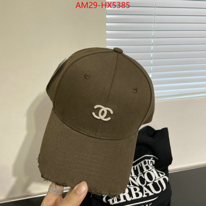 Cap (Hat)-Chanel top quality designer replica ID: HX5385 $: 29USD