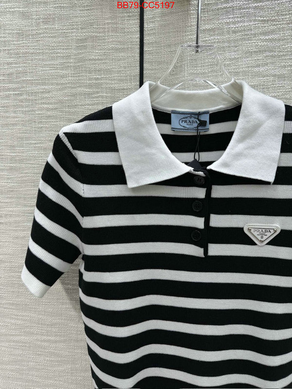 Clothing-Prada 1:1 ID: CC5197 $: 79USD