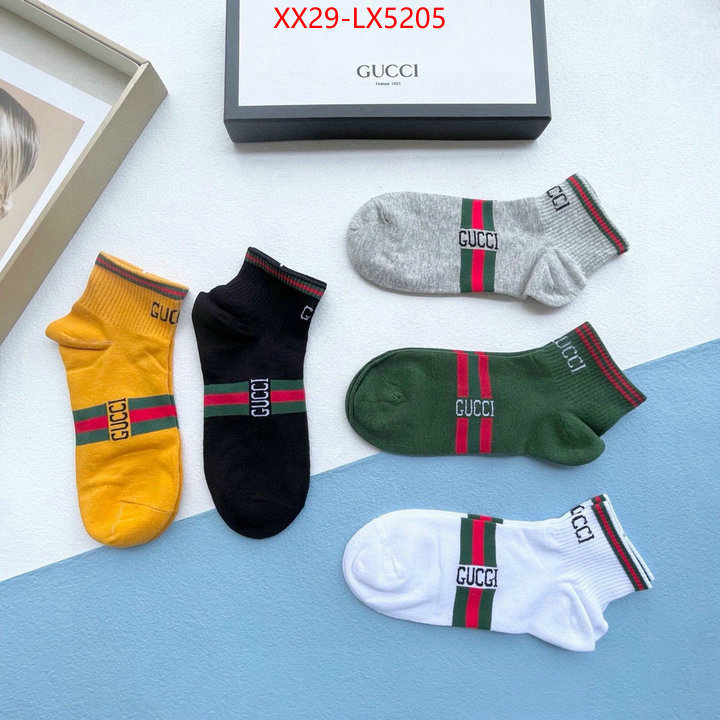 Sock-Gucci buy top high quality replica ID: LX5205 $: 29USD