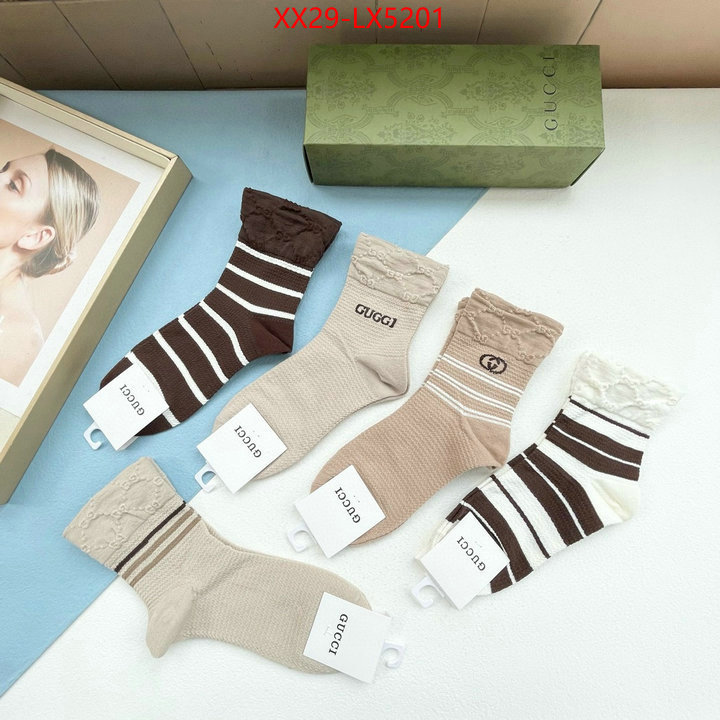 Sock-Gucci where to find the best replicas ID: LX5201 $: 29USD