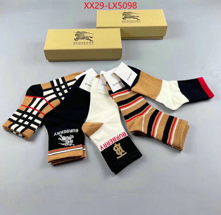 Sock-Burberry 7 star ID: LX5098 $: 29USD