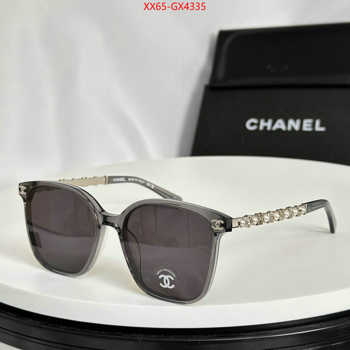 Glasses-Chanel fake designer ID: GX4335 $: 65USD