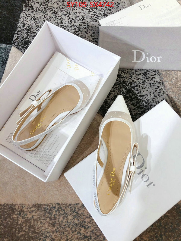 Women Shoes-Dior shop cheap high quality 1:1 replica ID: SX4742 $: 109USD