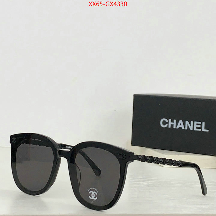 Glasses-Chanel top fake designer ID: GX4330 $: 65USD