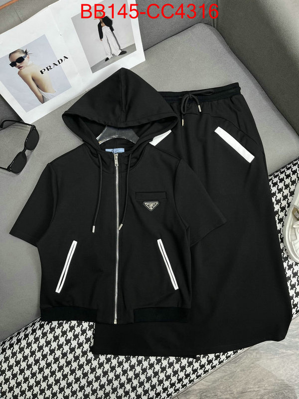 Clothing-Prada wholesale sale ID: CC4316 $: 145USD