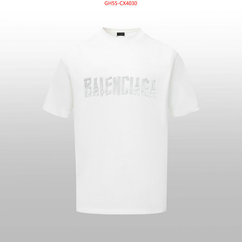 Clothing-Balenciaga 2024 replica wholesale cheap sales online ID: CX4030 $: 55USD