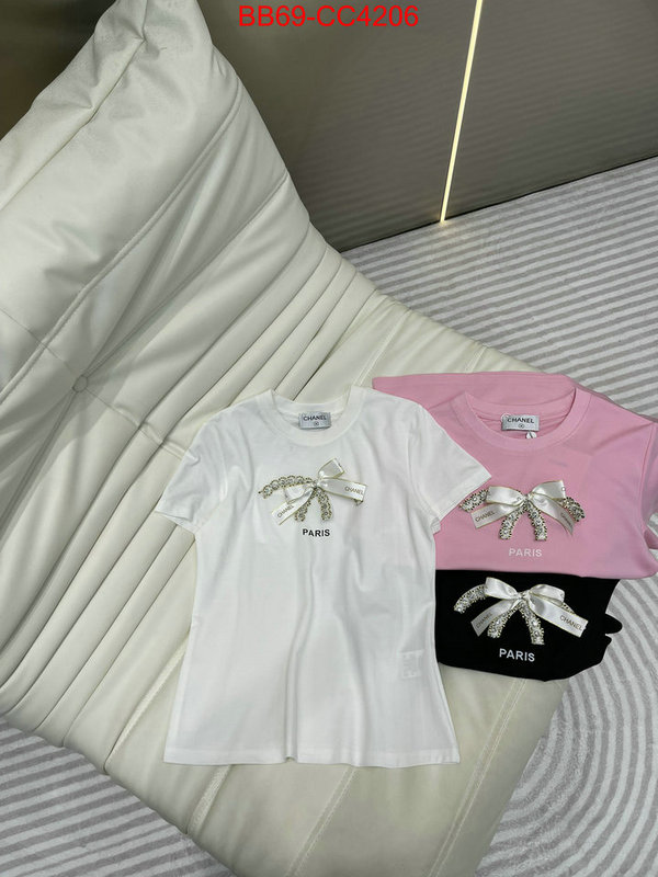 Clothing-Chanel customize the best replica ID: CC4206 $: 69USD