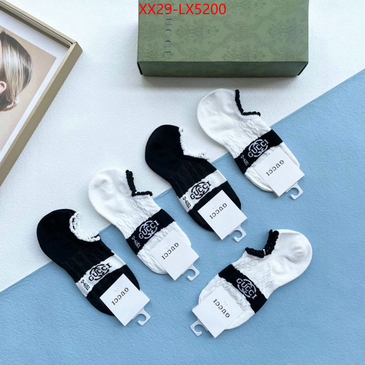 Sock-Gucci best replica new style ID: LX5200 $: 29USD