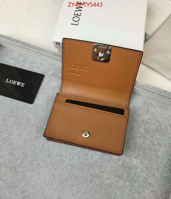 Loewe Bags(4A)-Wallet- fashion designer ID: TY5443 $: 49USD,