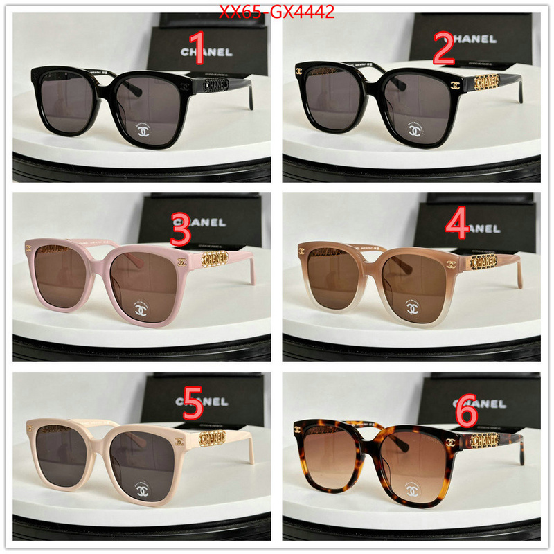 Glasses-Chanel buy 2024 replica ID: GX4442 $: 65USD