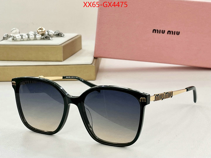 Glasses-Miu Miu at cheap price ID: GX4475 $: 65USD