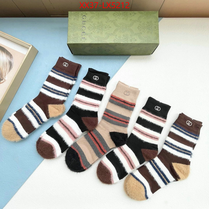 Sock-Gucci customize best quality replica ID: LX5212 $: 37USD