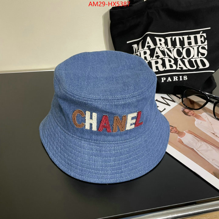 Cap (Hat)-Chanel designer 1:1 replica ID: HX5387 $: 29USD