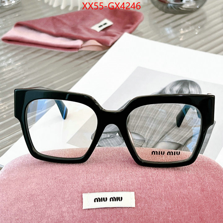 Glasses-Miu Miu where to buy fakes ID: GX4246 $: 55USD