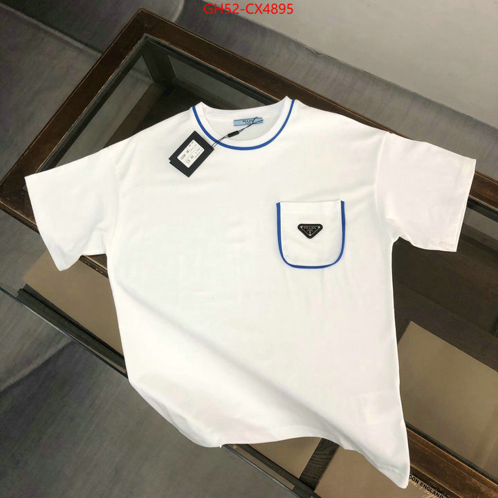 Clothing-Prada 1:1 clone ID: CX4895 $: 52USD