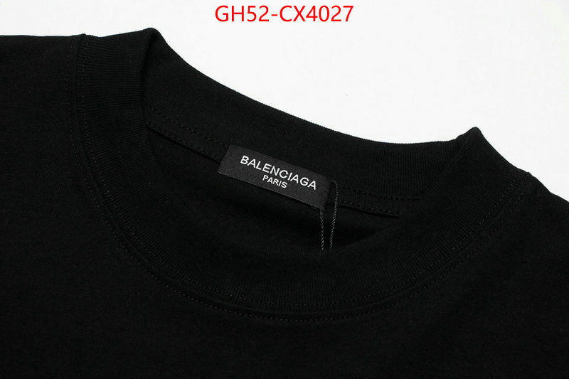 Clothing-Balenciaga 7 star quality designer replica ID: CX4027 $: 52USD