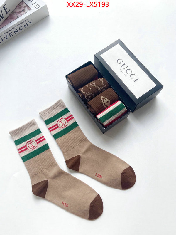 Sock-Gucci where can i find ID: LX5193 $: 29USD